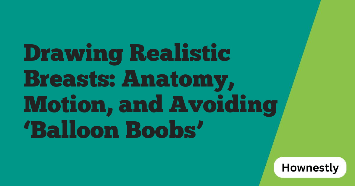 Drawing Realistic Breasts: Anatomy, Motion, and Avoiding ‘Balloon Boobs’