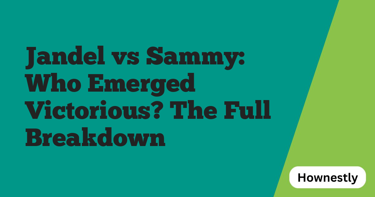 Jandel vs Sammy: Who Emerged Victorious? The Full Breakdown