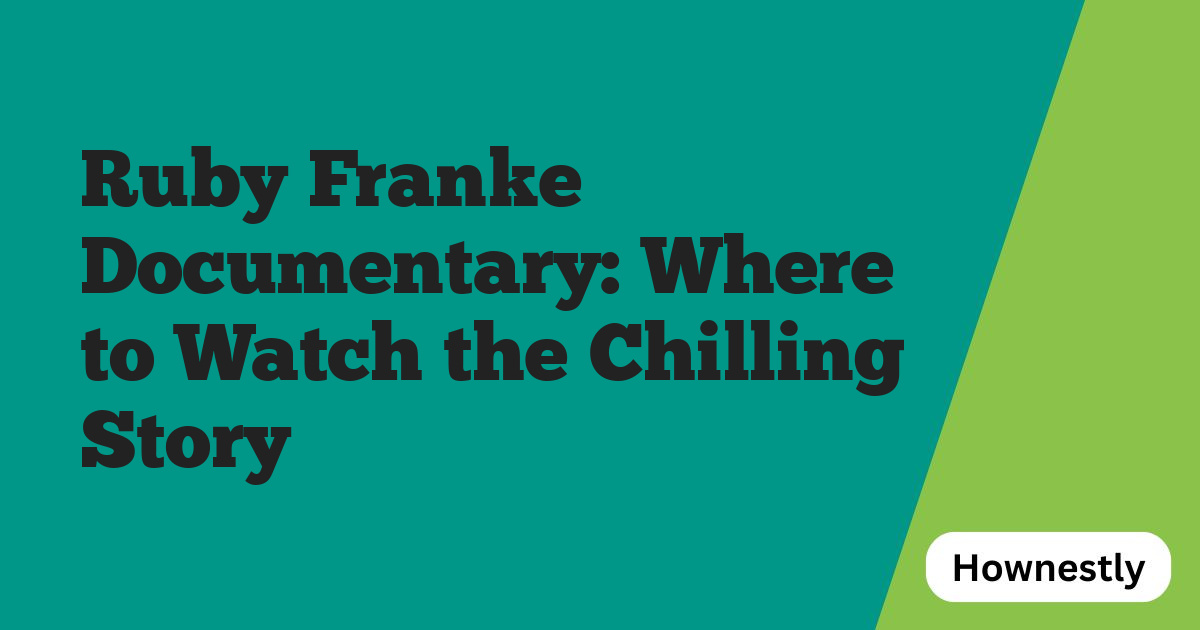 Ruby Franke Documentary: Where to Watch the Chilling Story