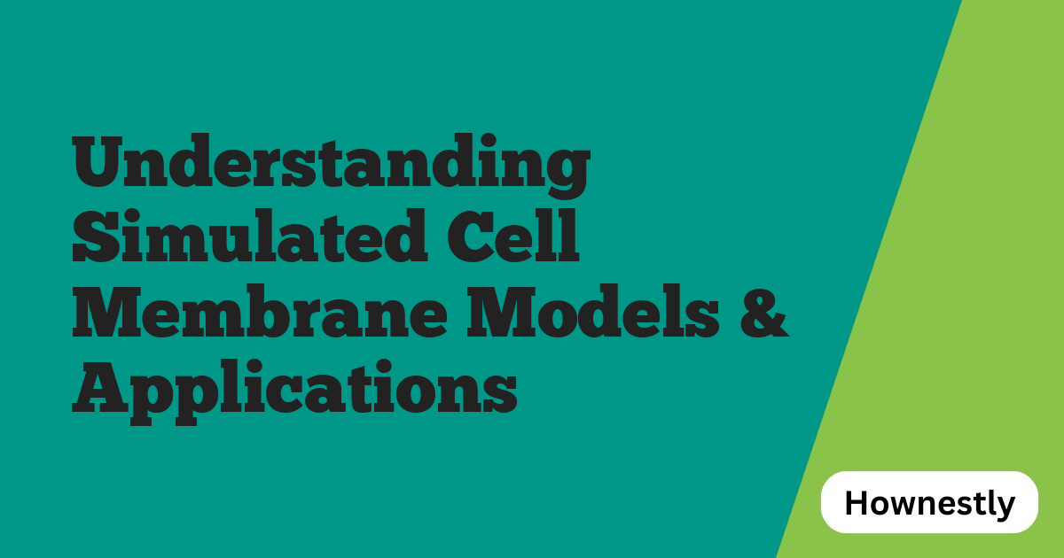 Understanding Simulated Cell Membrane Models & Applications