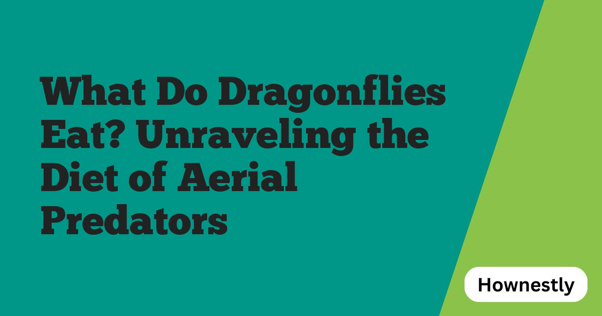 What Do Dragonflies Eat? Unraveling the Diet of Aerial Predators