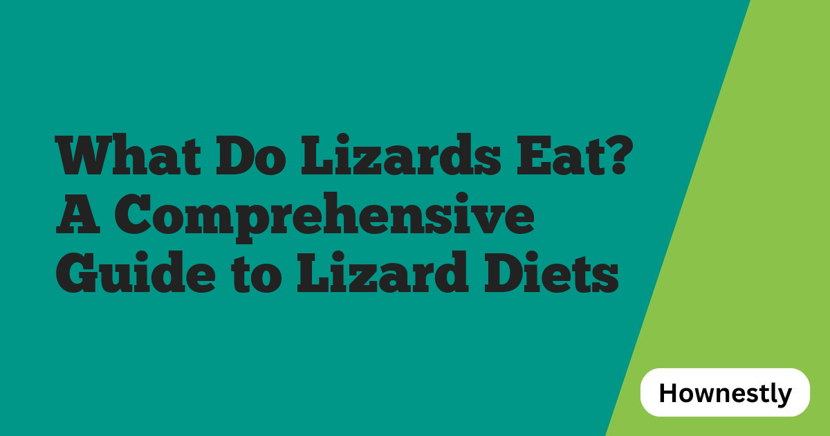 What Do Lizards Eat? A Comprehensive Guide to Lizard Diets