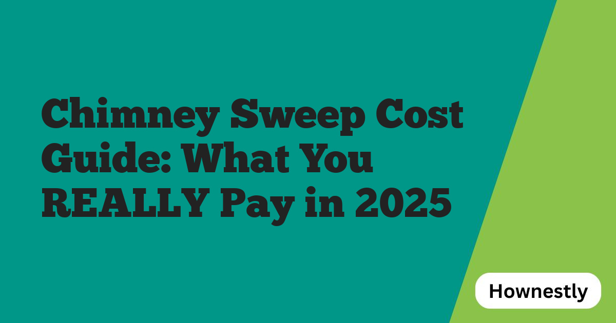 Chimney Sweep Cost Guide: What You REALLY Pay in 2025