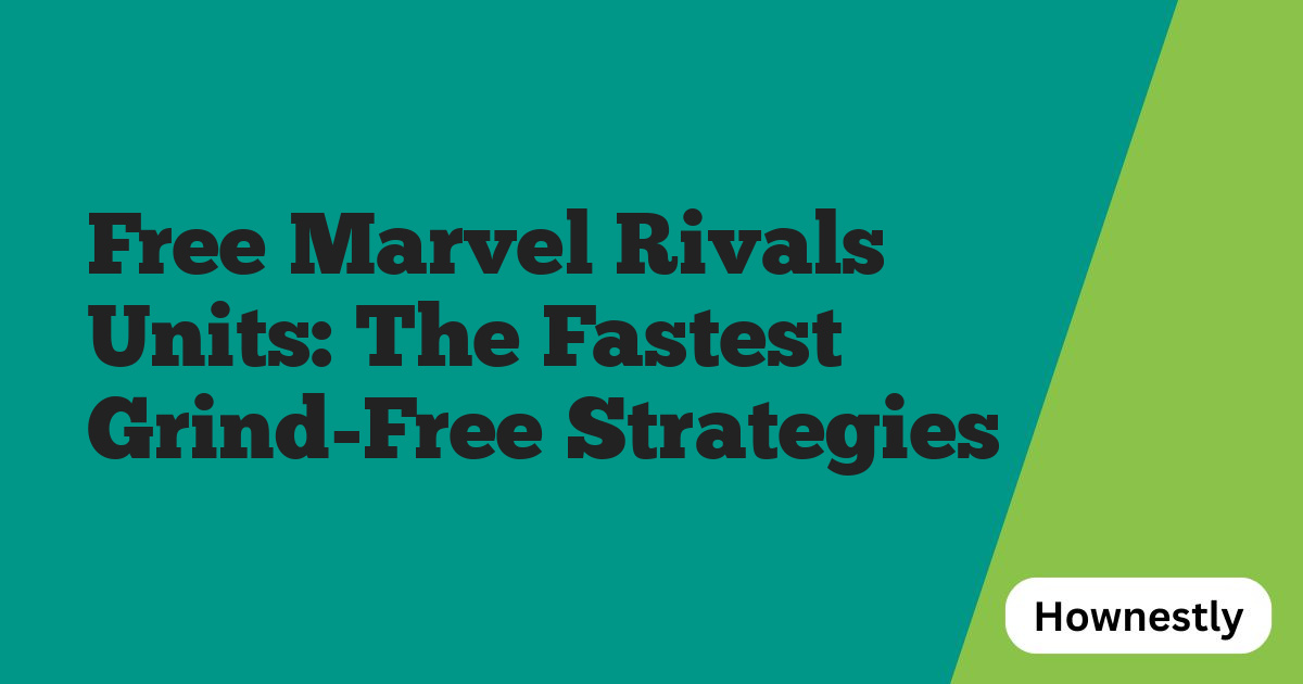 Free Marvel Rivals Units: The Fastest Grind-Free Strategies