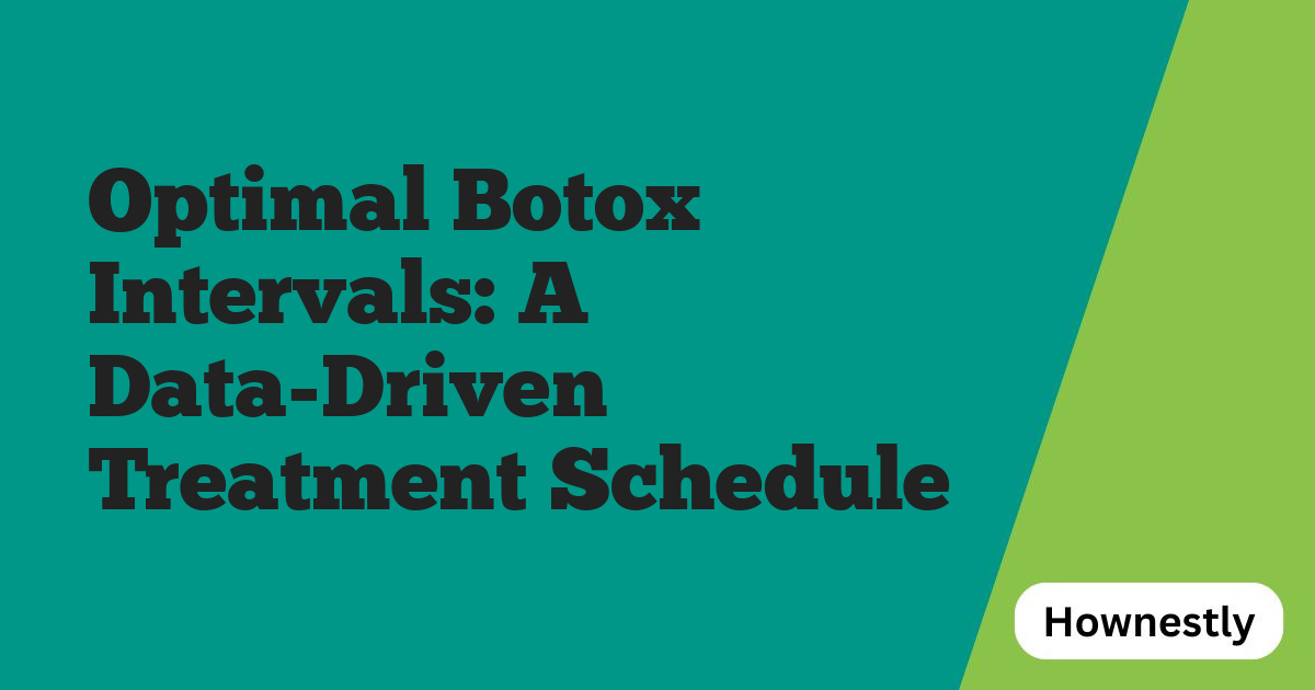 Optimal Botox Intervals: A Data-Driven Treatment Schedule