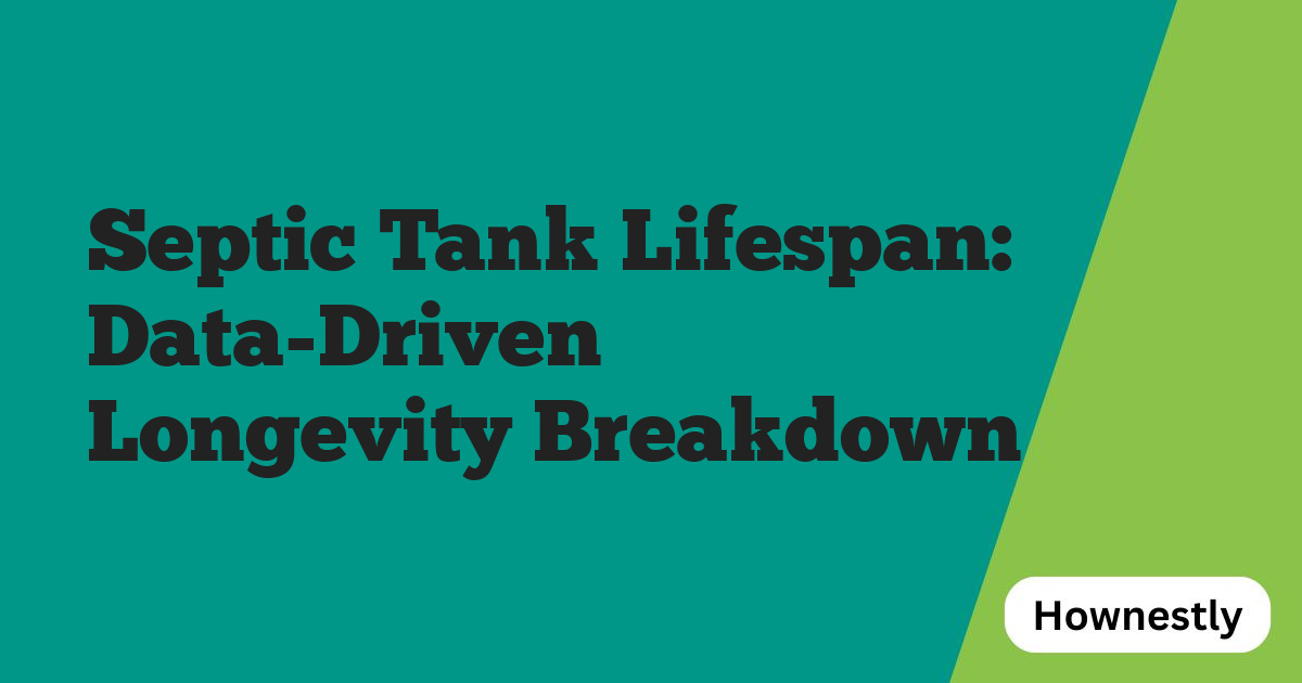 Septic Tank Lifespan: Data-Driven Longevity Breakdown