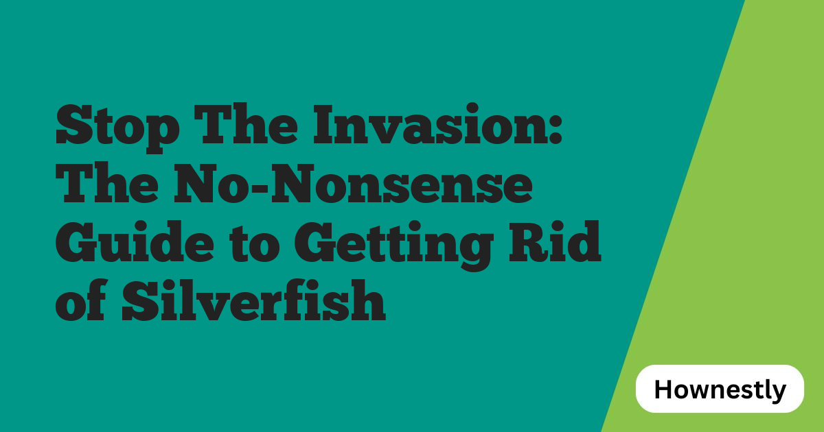 Stop The Invasion: The No-Nonsense Guide to Getting Rid of Silverfish