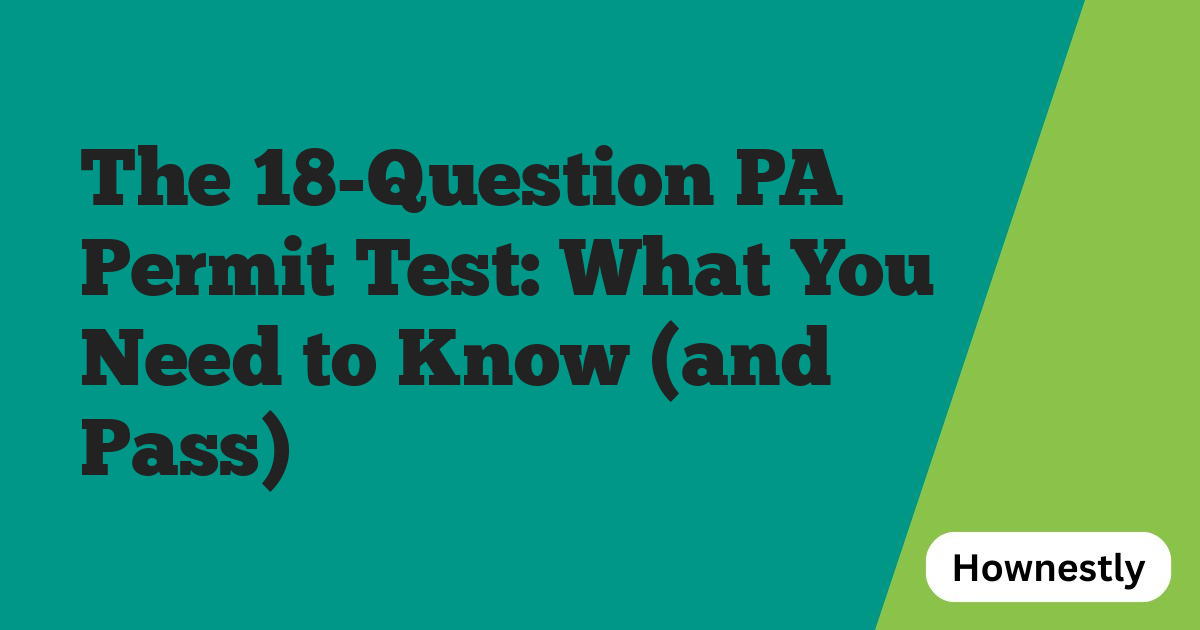 The 18-Question PA Permit Test: What You Need to Know (and Pass)