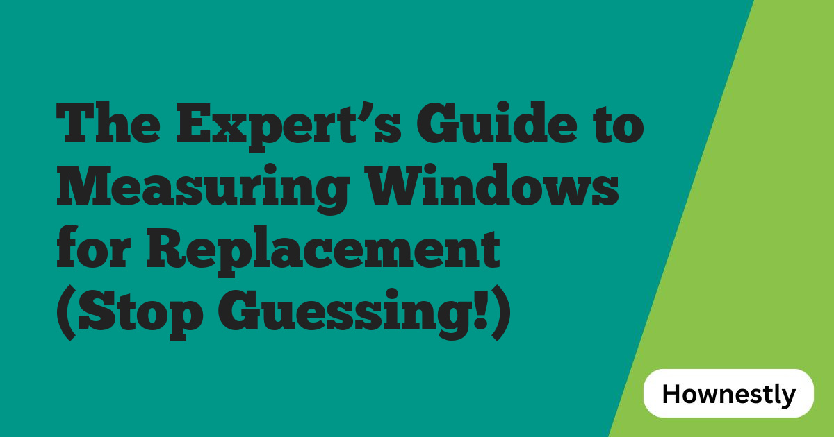 The Expert’s Guide to Measuring Windows for Replacement (Stop Guessing!)