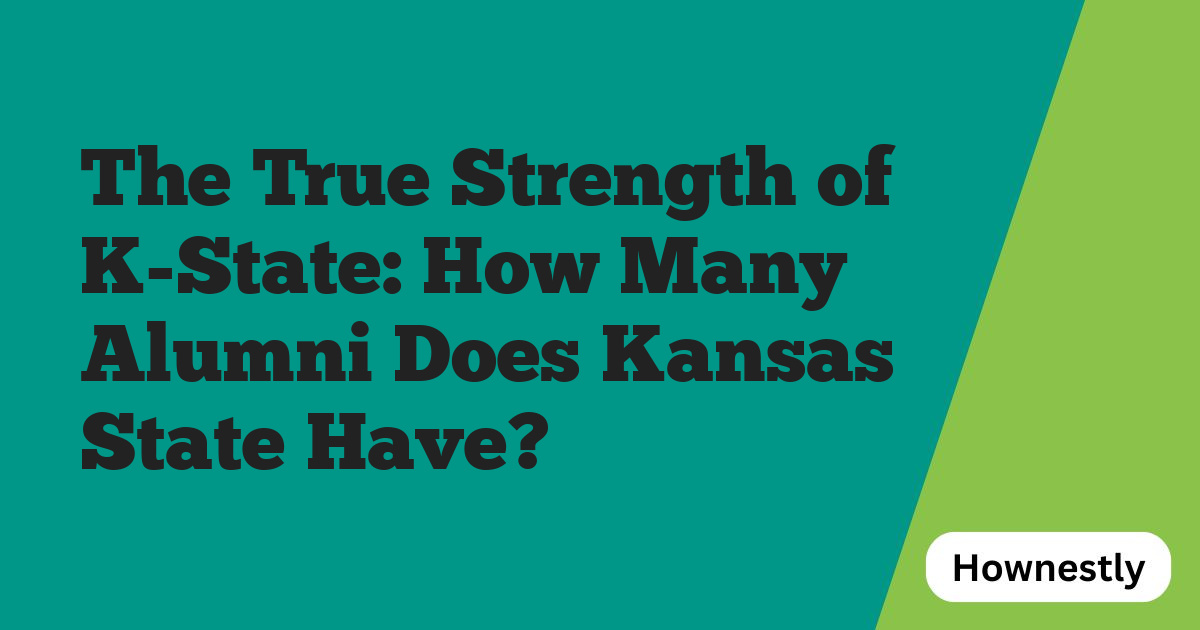 The True Strength of K-State: How Many Alumni Does Kansas State Have?